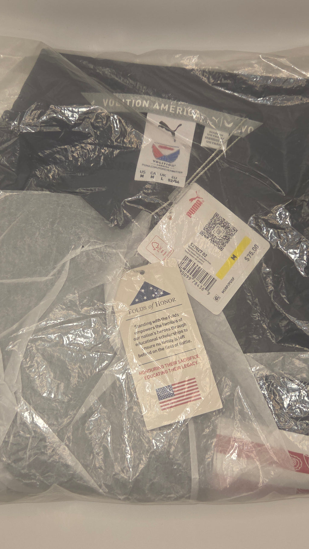 Puma Red, White and Blue Patriotic Polo