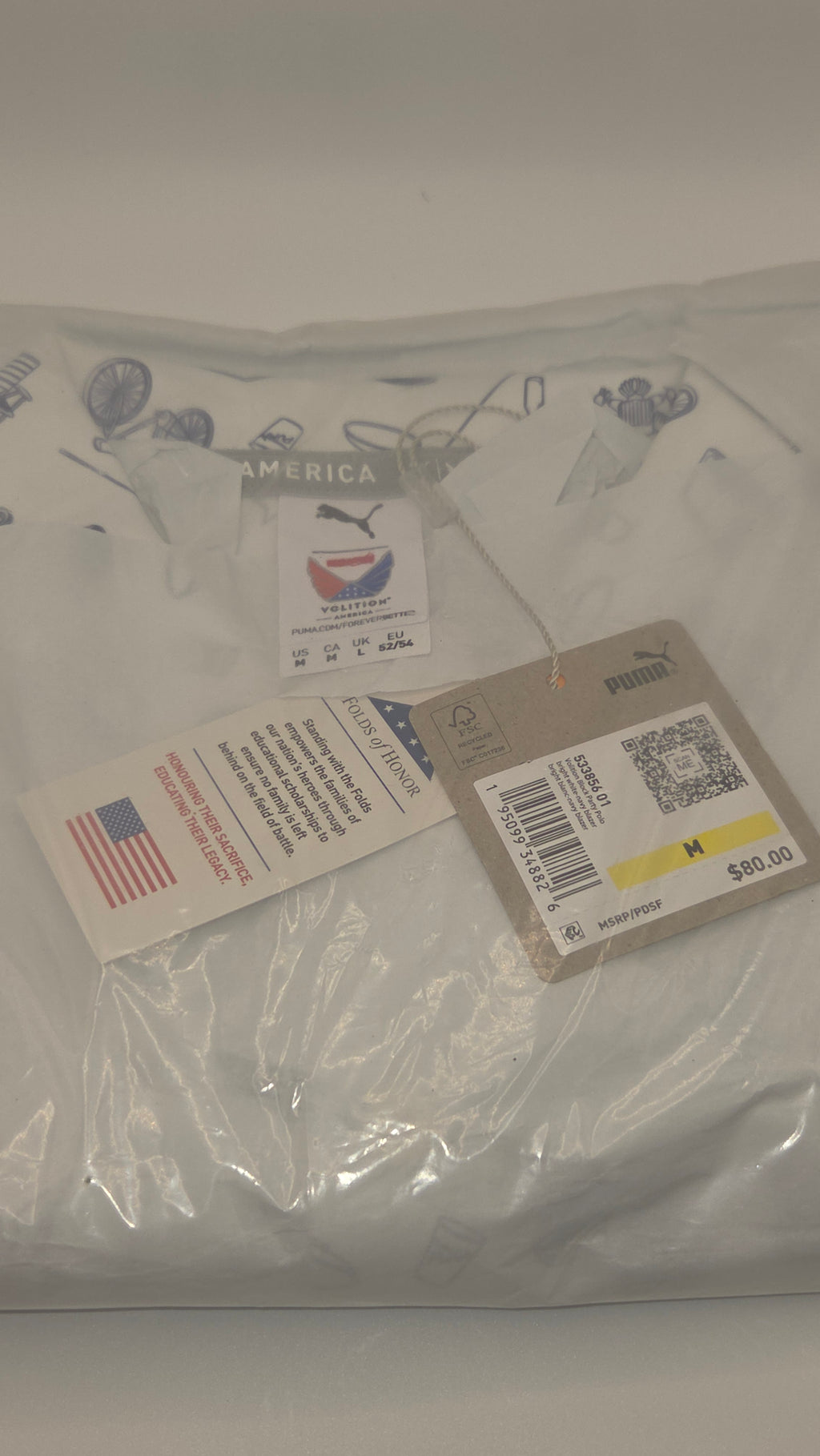 Puma Graphic Patriotic Polo