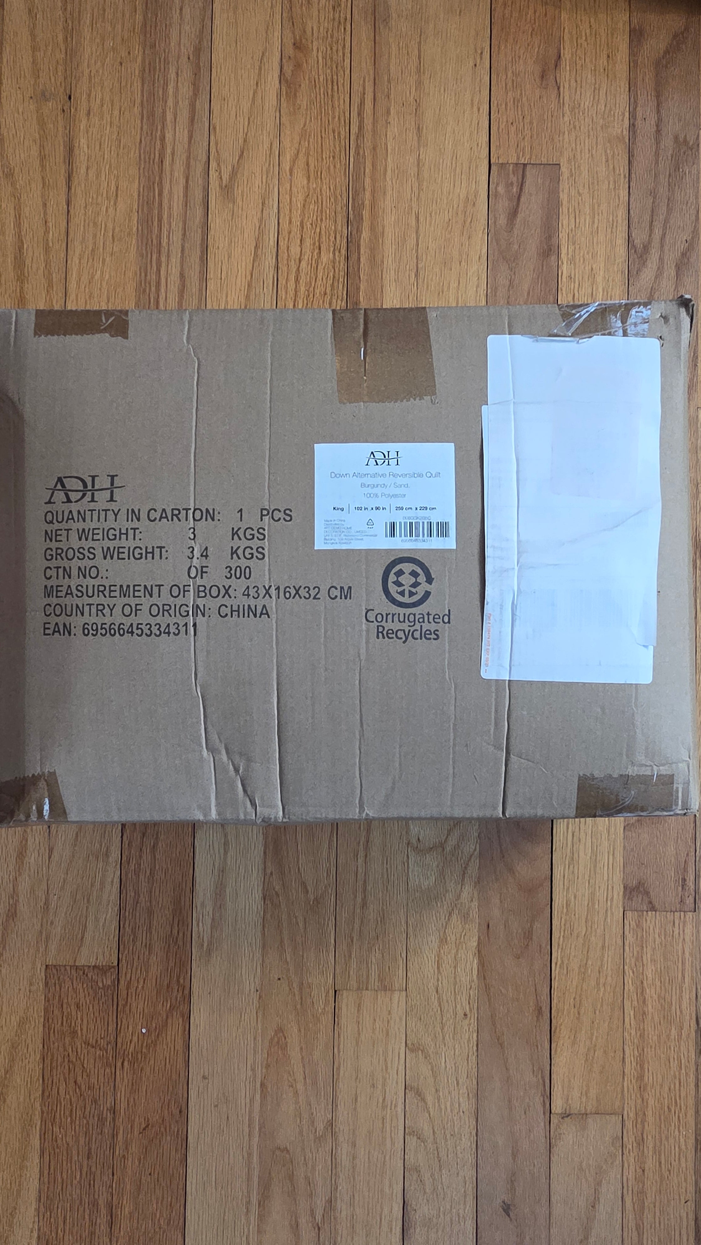 ADH Down Alternative Reversible Quilt