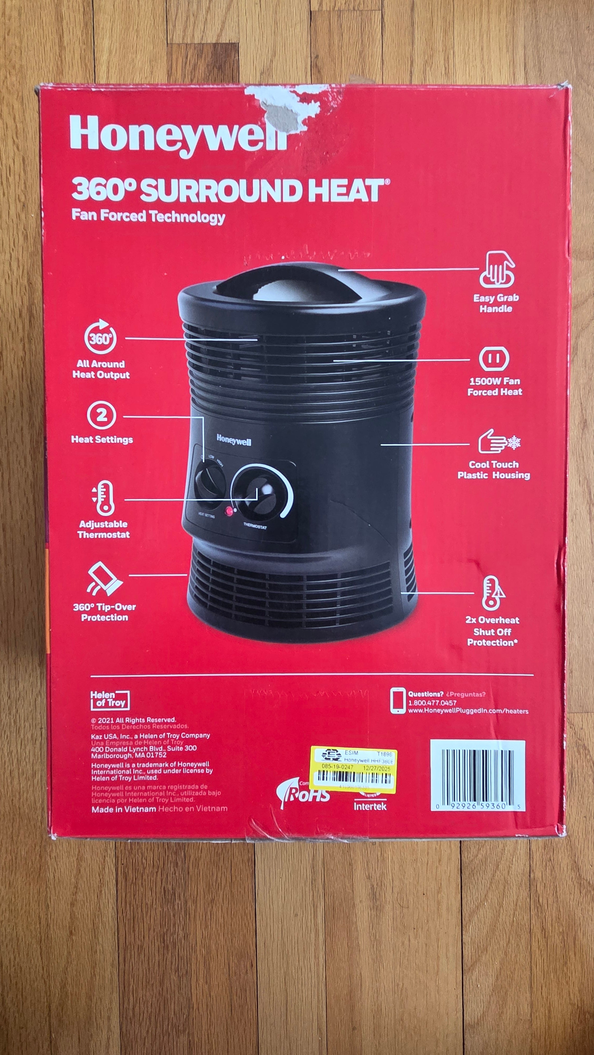 Honeywell 360 Surround Heat Heater